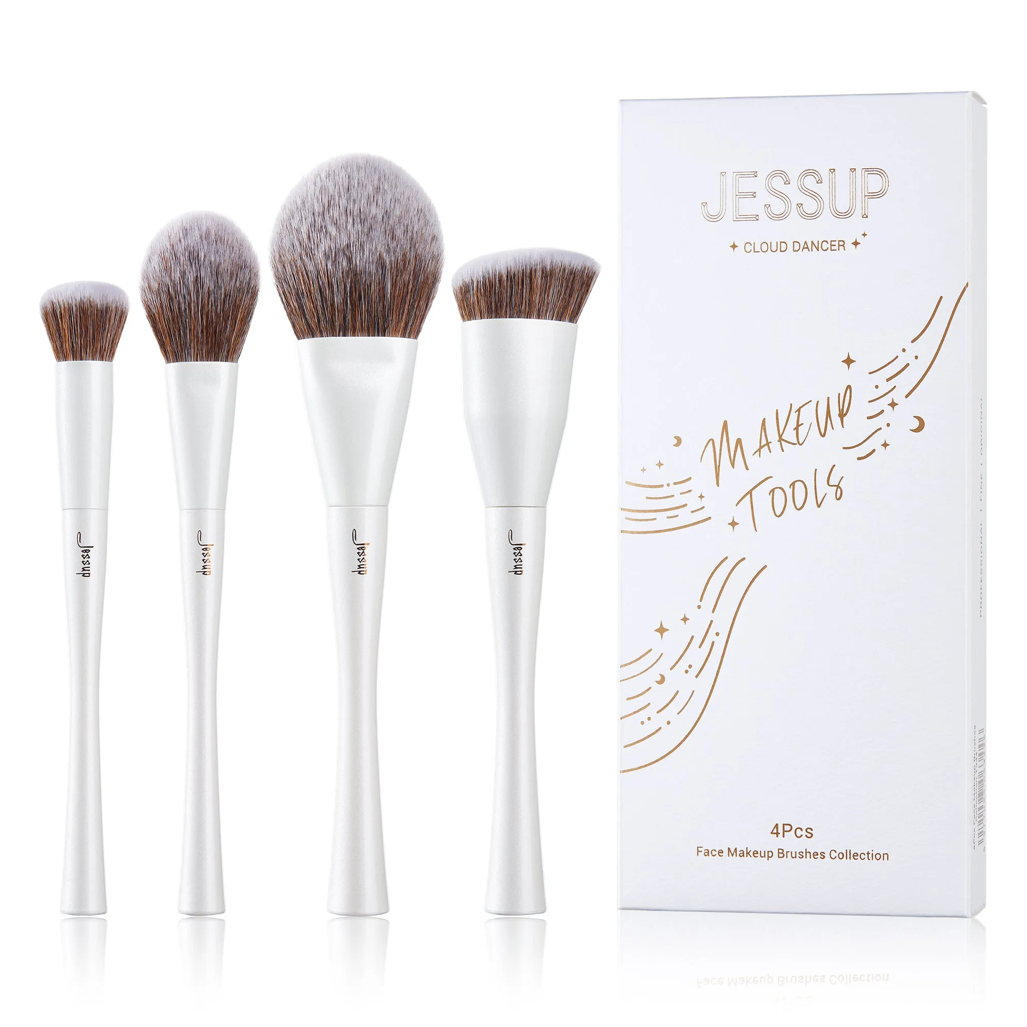 14pcs Makeup Brushes Collection (Cloud Dancer)
