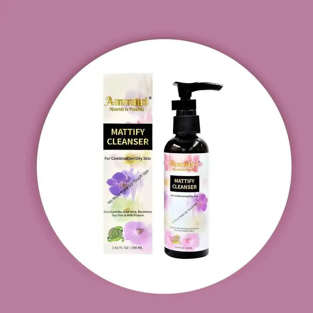 Ammuri Mattify Cleanser, Skin Cleanser, Face & Body Wash 100ML