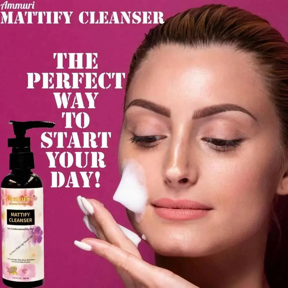 Ammuri Mattify Cleanser, Skin Cleanser, Face & Body Wash 100ML