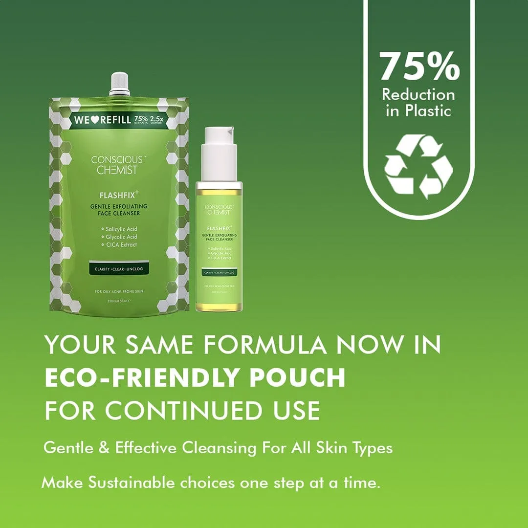 Anti- Acne Face Wash & Refill ( 100 Days Pack ) | 350 ml