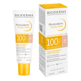 BIODERMA Photoderm Fluide MAX SPF100  texture tres cleare very light