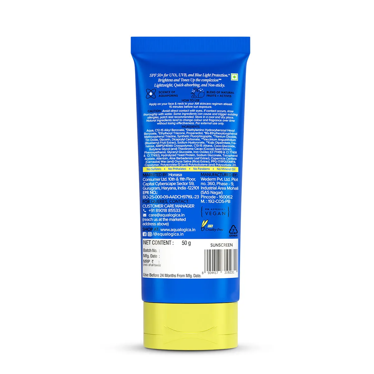Bright  Tone Up Sunscreen 50g