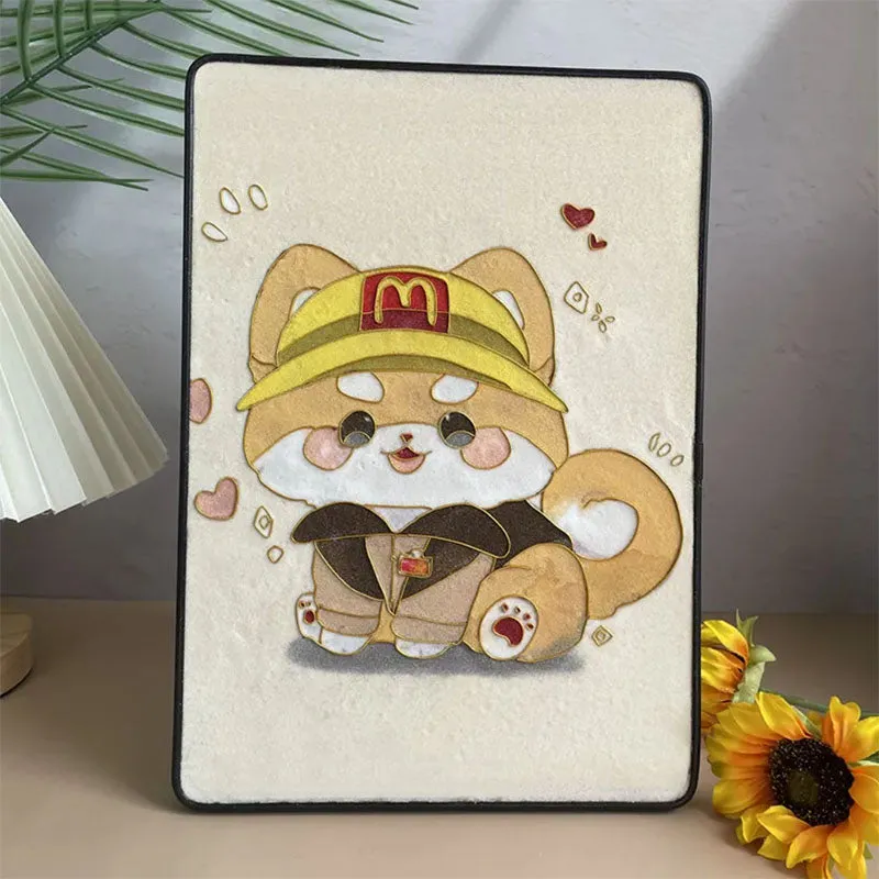 Cartoon Cat Cloisonné Enamel DIY Kit
