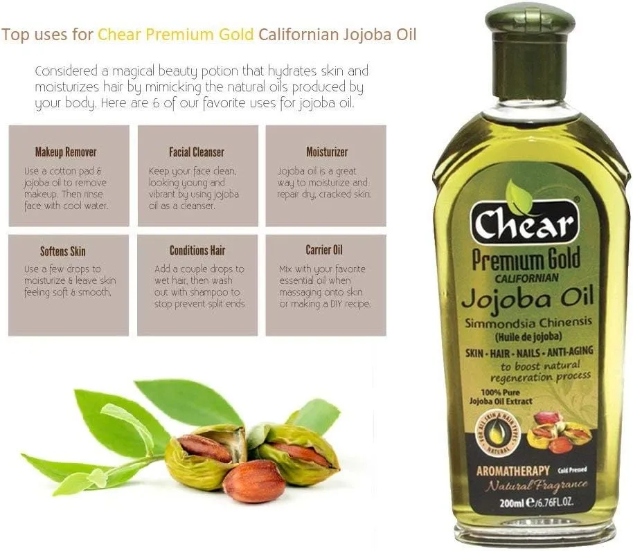 Chear Premium Gold Jojoba Oil 200ml