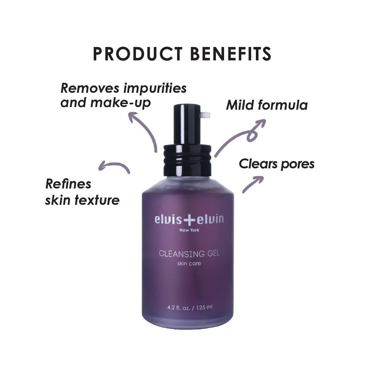 elvis elvin Lilac Cleansing Gel