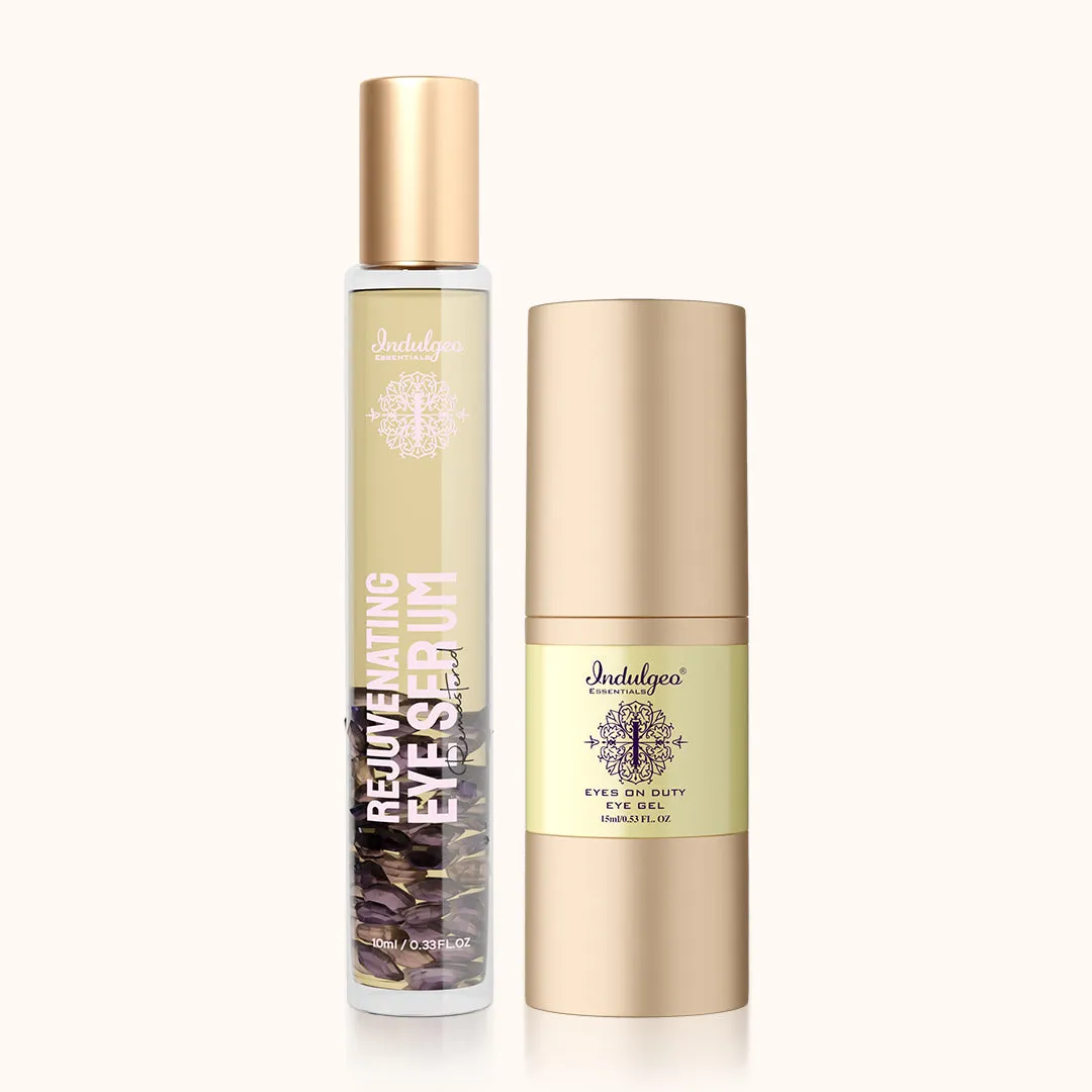 Eye Essentials Combo - Eyes On Duty Eye Gel   Remastered Rejuvenating Eye Serum