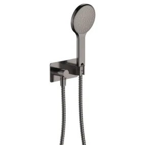 Fienza Kaya Hand Shower Rectangular Plate Gun Metal