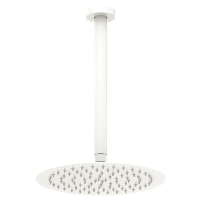 Fienza Kaya Shower Ceiling Dropper Set Matte White