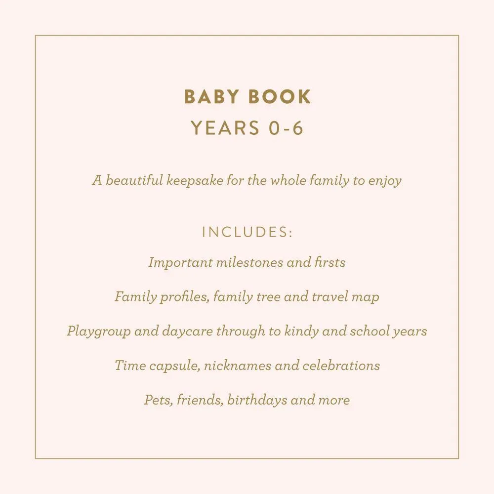 Fox and Fallow Girls Baby Book - Natural (girls)