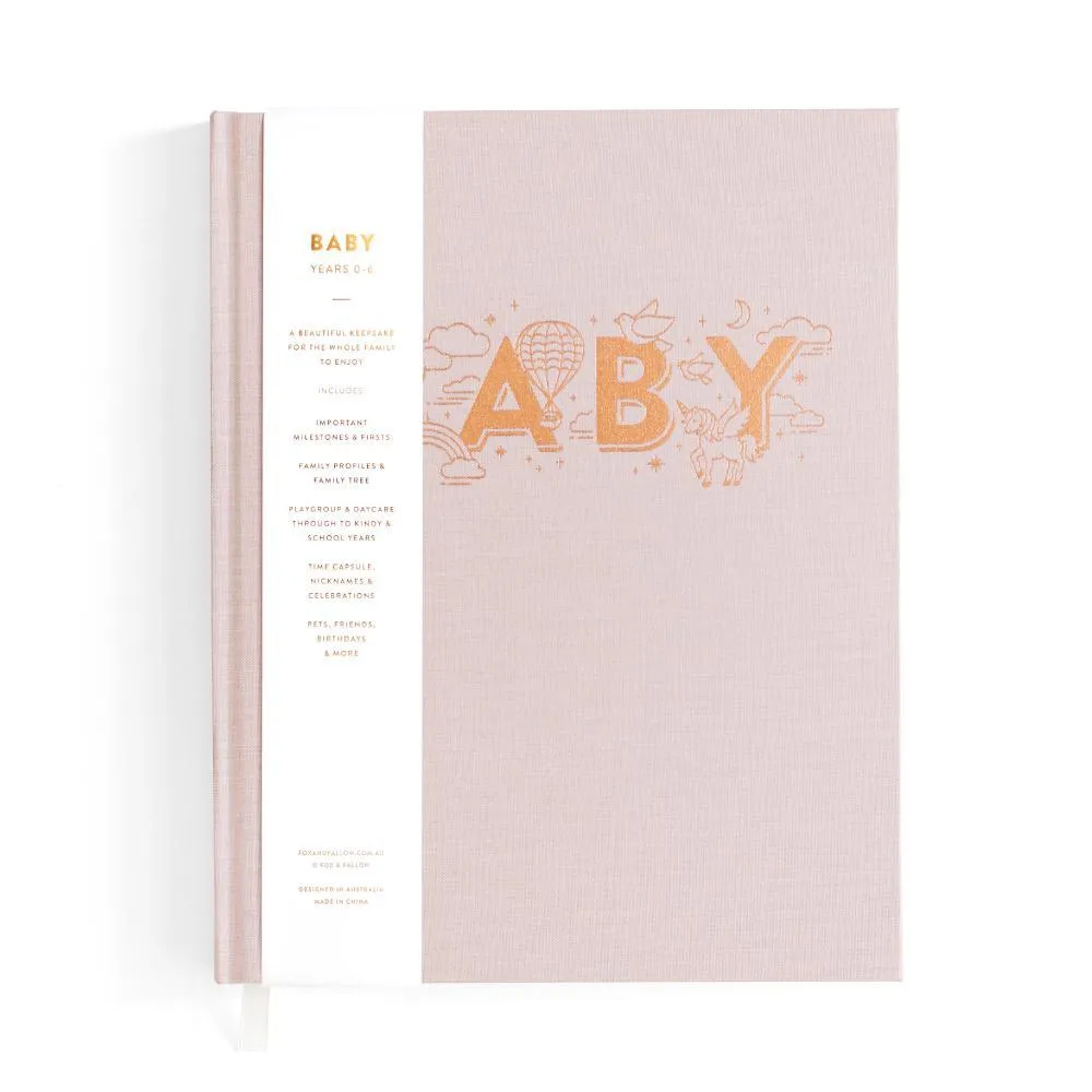 Fox and Fallow Girls Baby Book - Natural (girls)