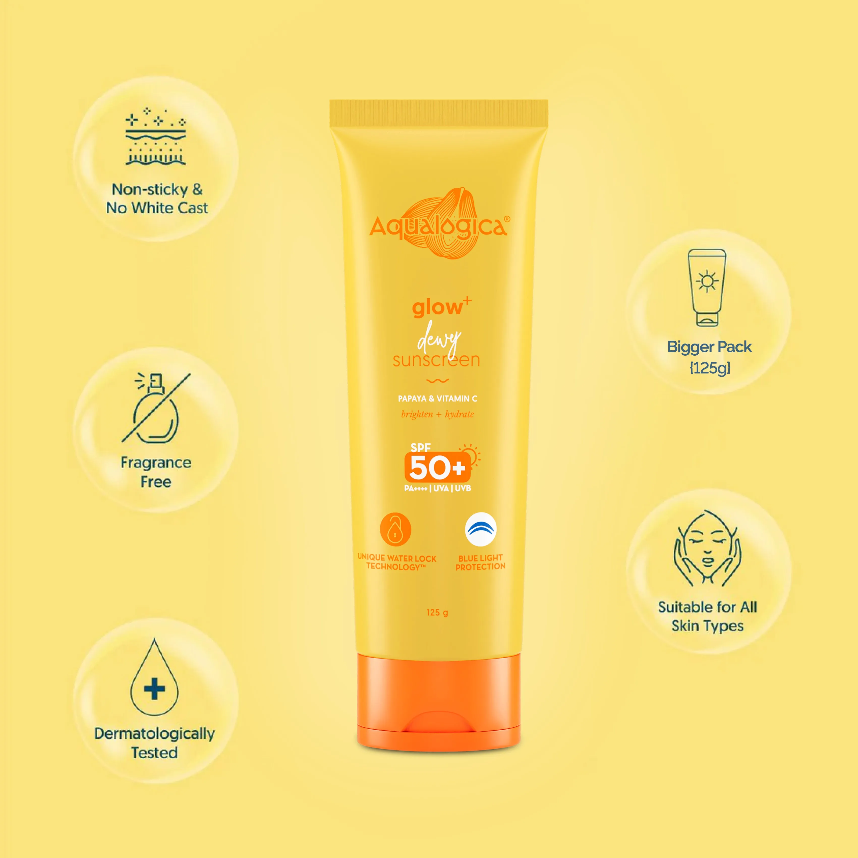 FREEBIE - Glow  Dewy Sunscreen 125g