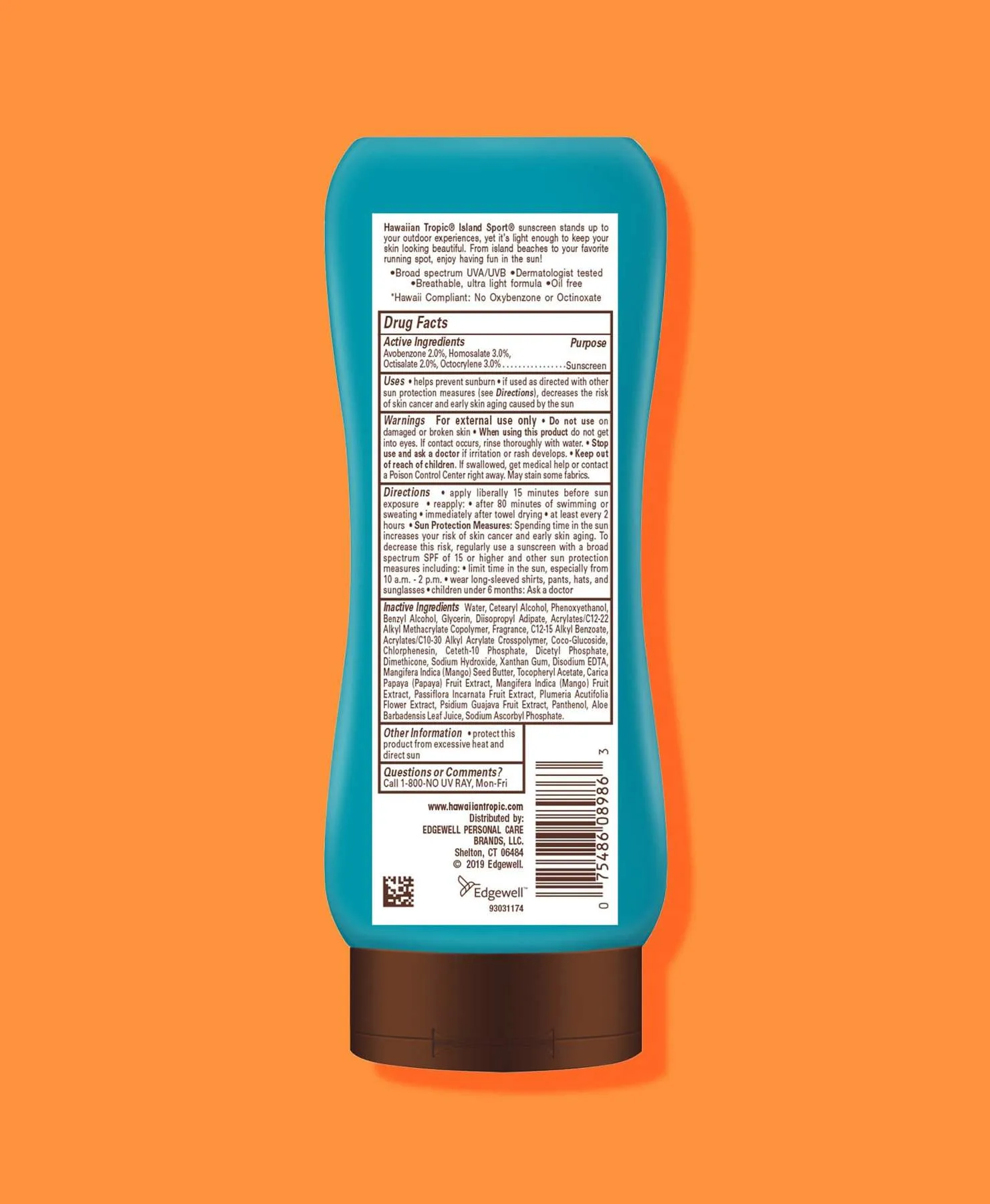 Hawaiian Tropic Hawaiian Tropic Island Sport Lotion SPF 15