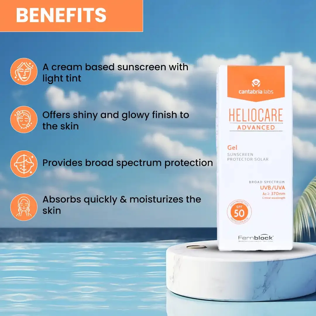 Heliocare Advanced Sunscreen Gel with SPF 50