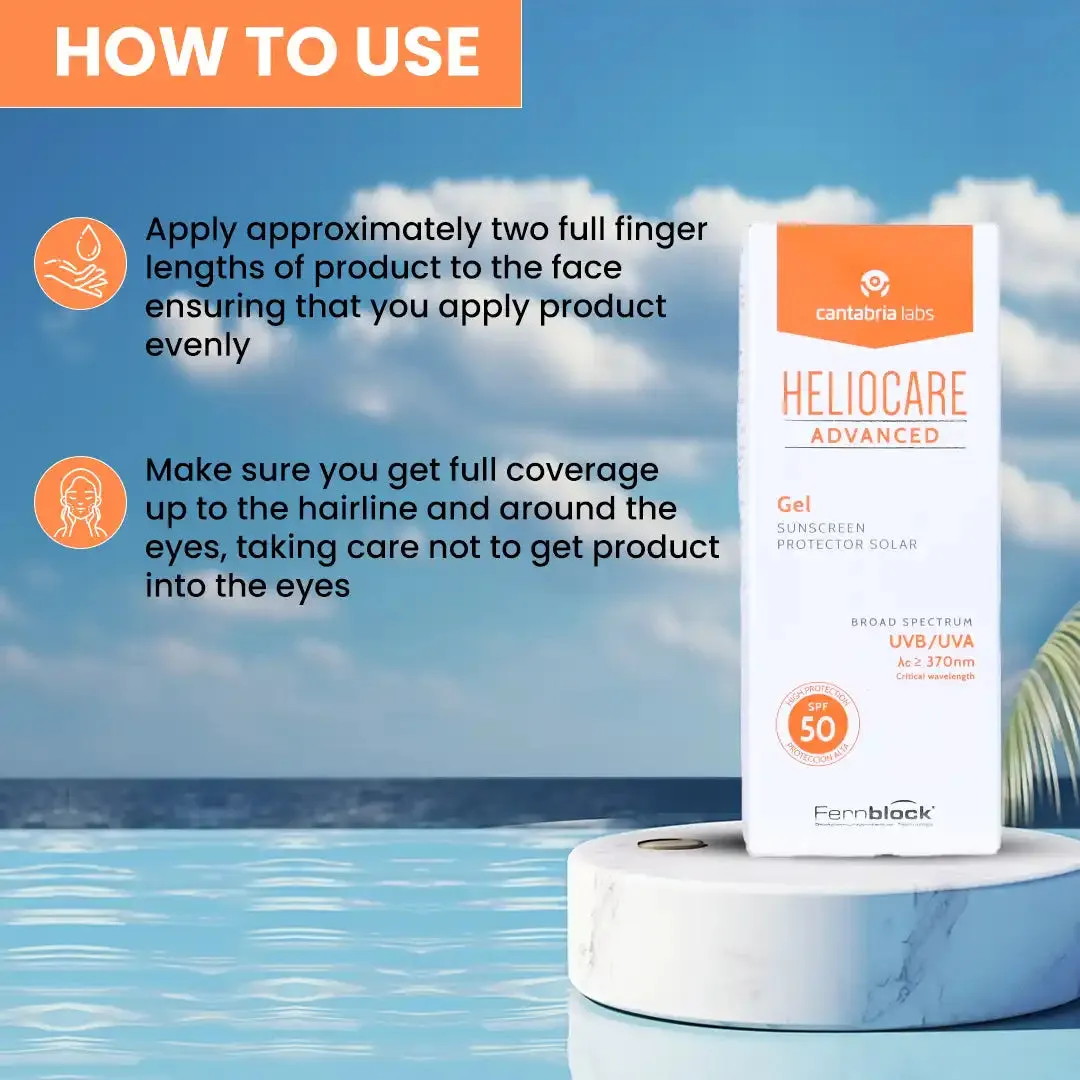 Heliocare Advanced Sunscreen Gel with SPF 50