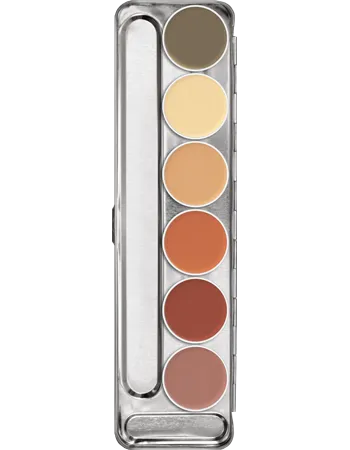 Kryolan Dermacolor Camouflage Creme Palette 6 Colors