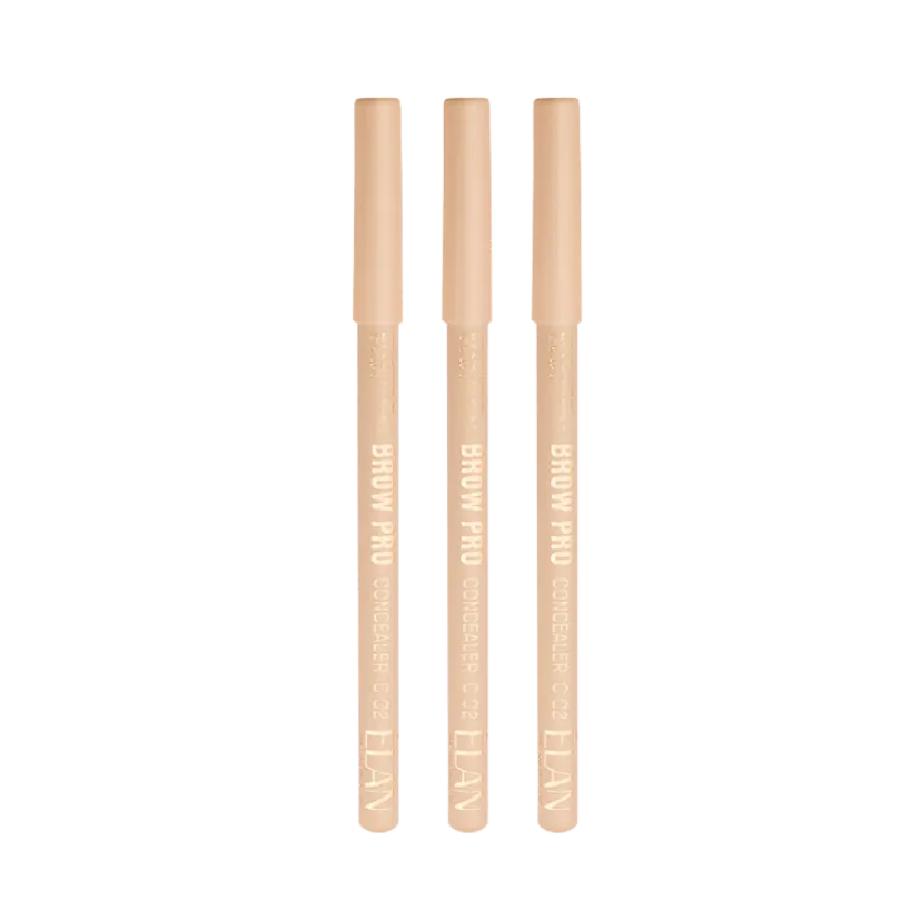 ÉLAN - Multi-purpose Concealer Pencil - Brow Pro Concealer - C 02 warm nude (Wholesale 3 pack, RRP $20.95 Each)