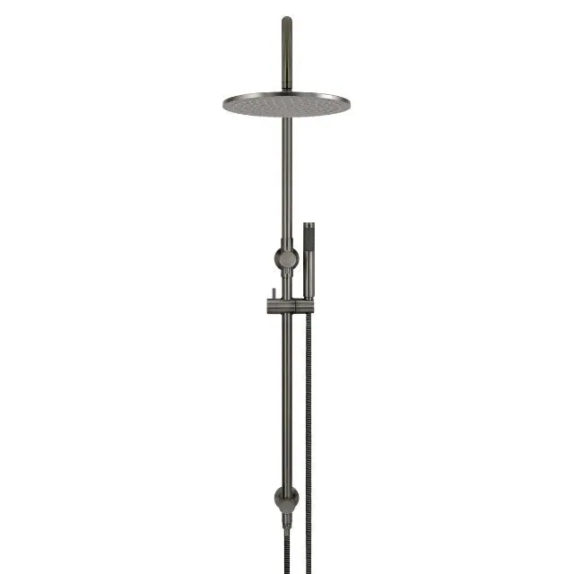 Meir Gooseneck Shower Set with 300mm rose, Single-Function Hand Shower Shadow