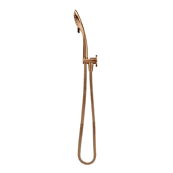 Meir Round 3 Function Hand Shower on Fixed Bracket Lustre Bronze