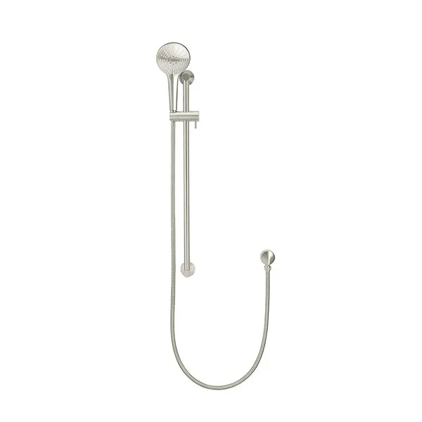 Meir Round 3 Function Rail Shower Brushed Nickel