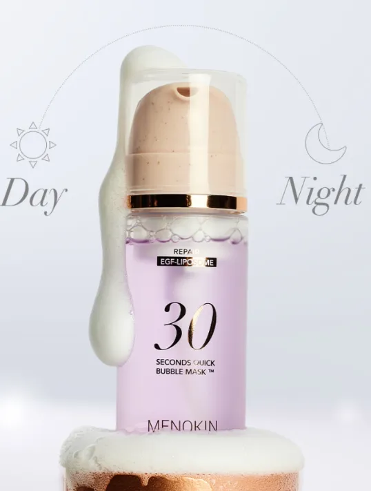 MENOKIN Repair EGF Liposome 30 Seconds Quick Bubble Mask 95ml