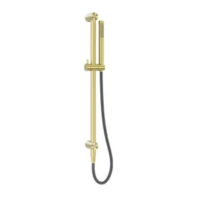 Nero Zen SS316L Shower Rail With Outdoor Shower Hose Brushed Gold