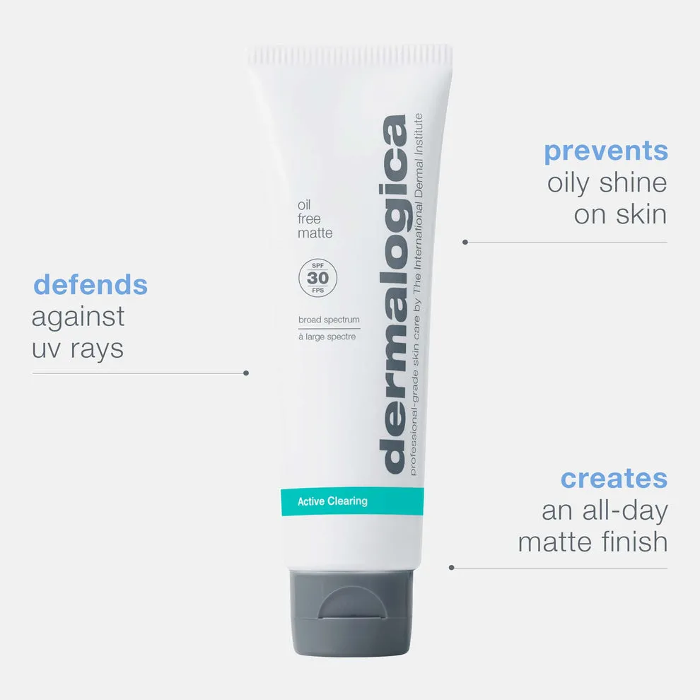 Oil Free Matte spf30 Face Moisturiser and Sunscreen for Oily Skin