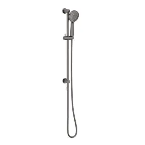 Phoenix Vivid Slimline Water Through Rail Hand Shower Brushed Carbon