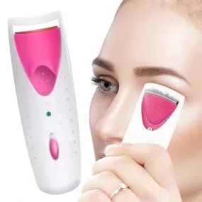 Portable Electric Heated Eyelash Mascara Falsies Curler