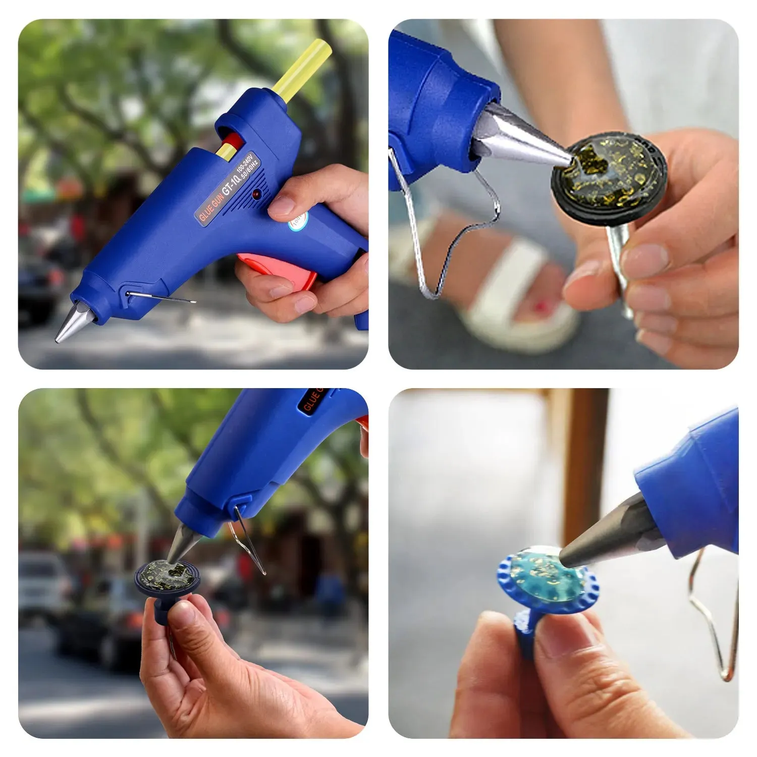 Professional PDR Car Dent Repair Kit with Glue Gun, Slide Hammer, and Bridge Tools