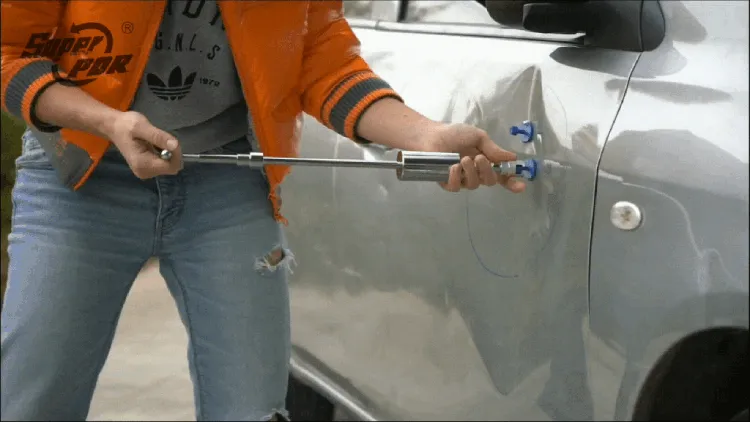 Professional PDR Car Dent Repair Kit with Glue Gun, Slide Hammer, and Bridge Tools
