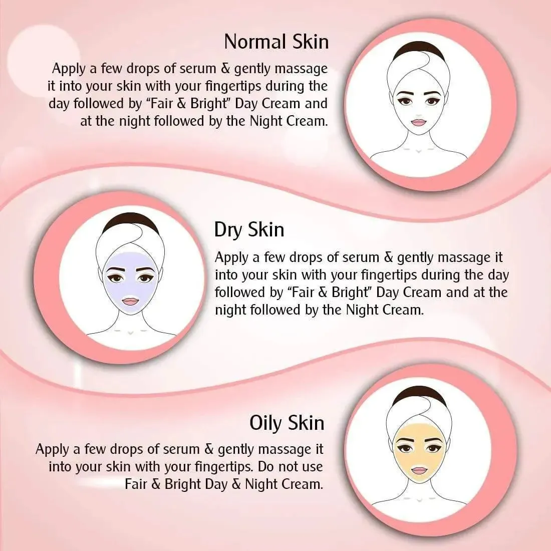 "Fair & Bright" Day & Night Cream Combo - Skin Brightening, Whitening, Nourishing ,Overnight Repair Fairness Moisturizer Enriched with Essential Oil.