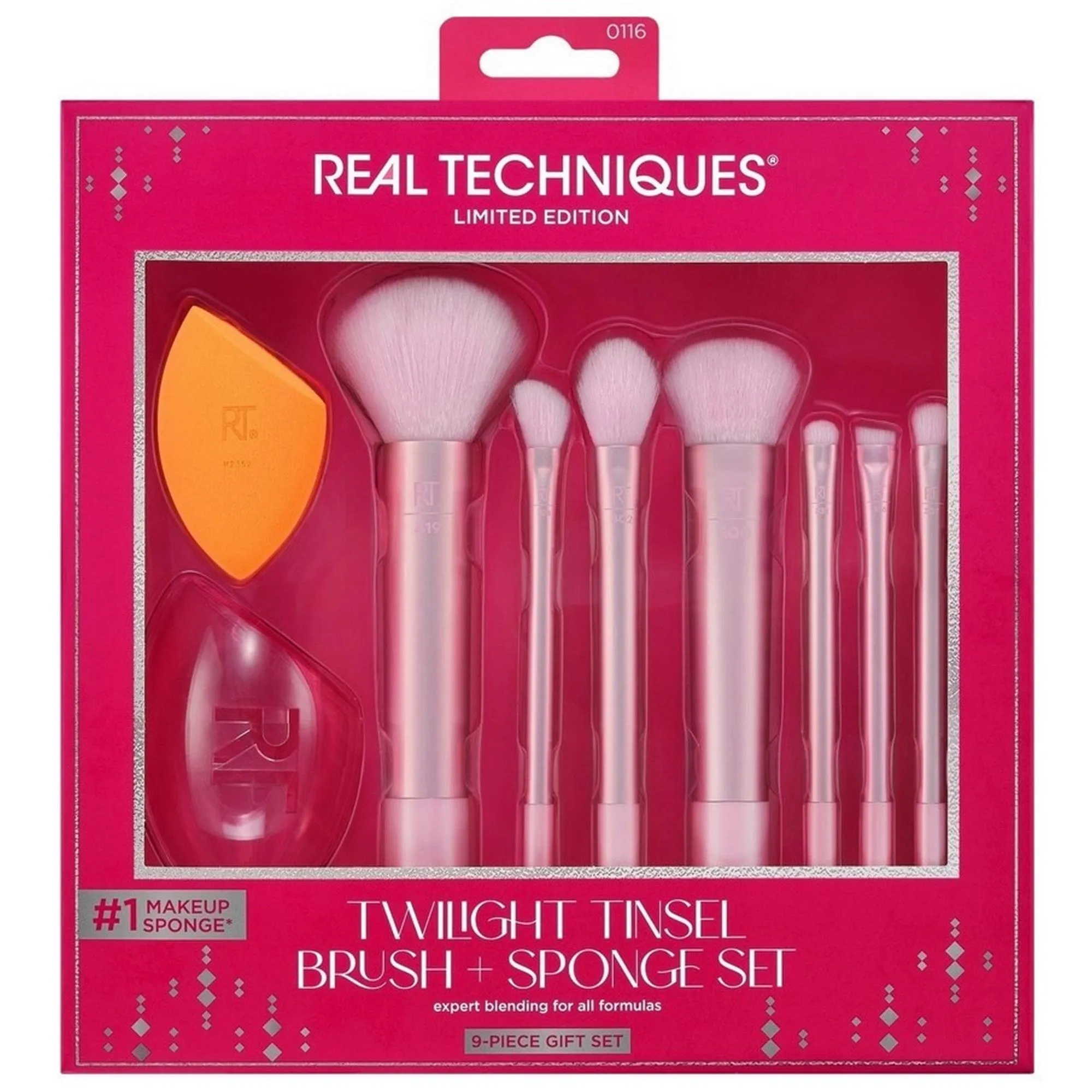 Real Techniques Twilight Tinsel Brush & Sponge Set