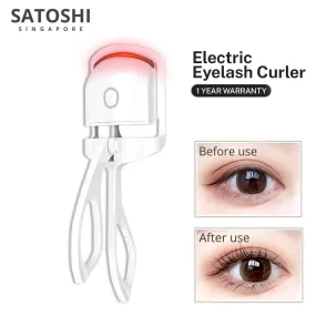 Satoshi Premium Electric Eyelash Curler Rechargeable USB Heated Eyelashes Extension Curling Device Makeup Tool