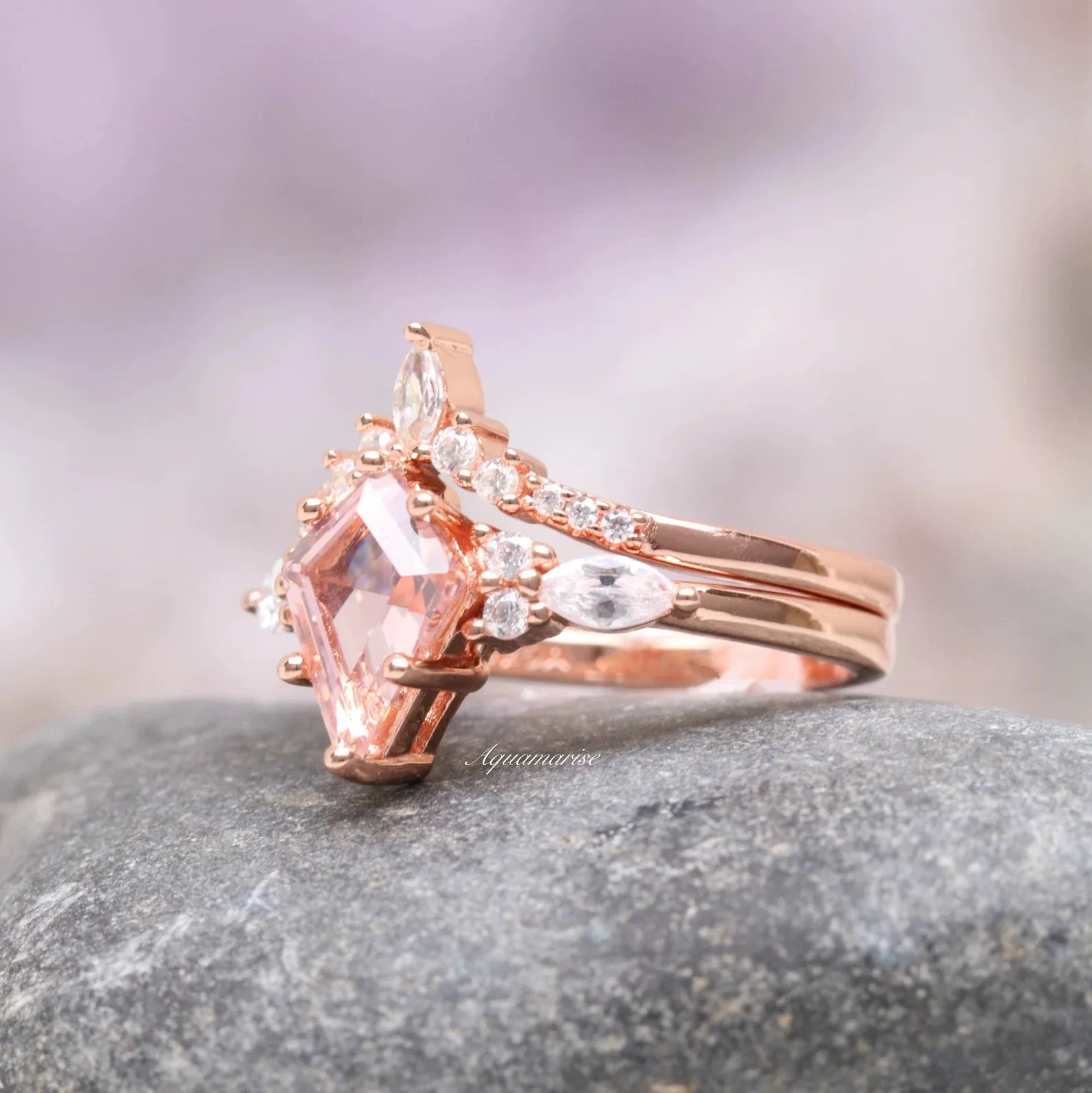Skye Kite™  Morganite Couples Ring