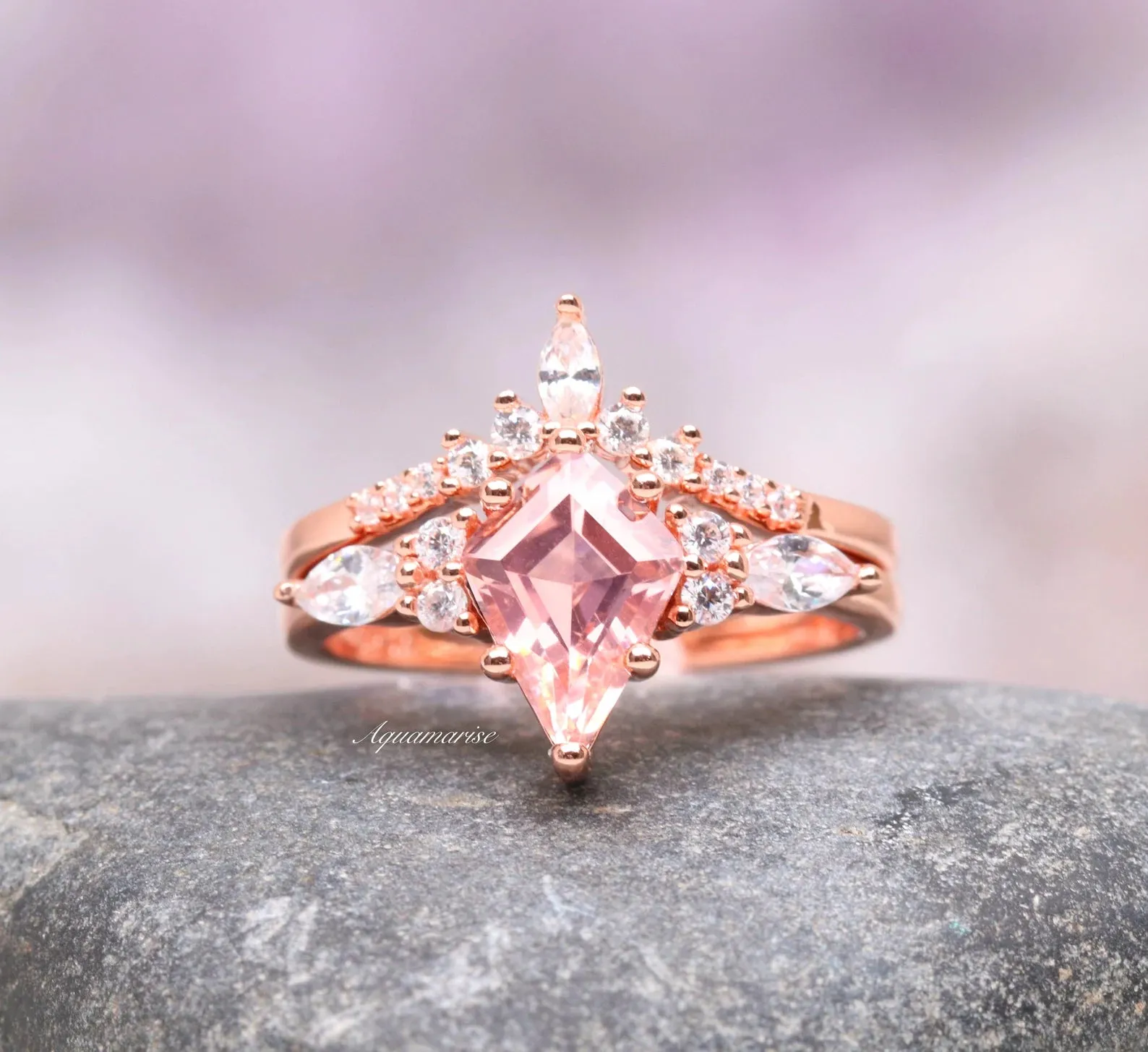 Skye Kite™  Morganite Couples Ring