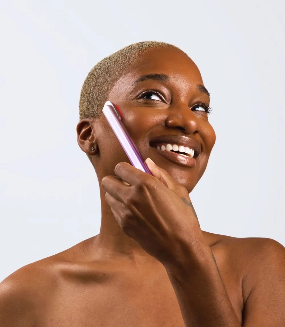 Velve Pro Skincare Wand with Blue & Red Light Therapy Simple Kit