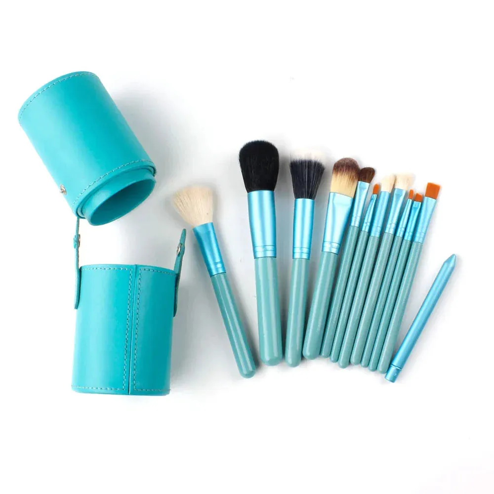Zoreya Makeup Brush Set 12 Pcs Pro Kit Goat Hair | Beauty Tool
